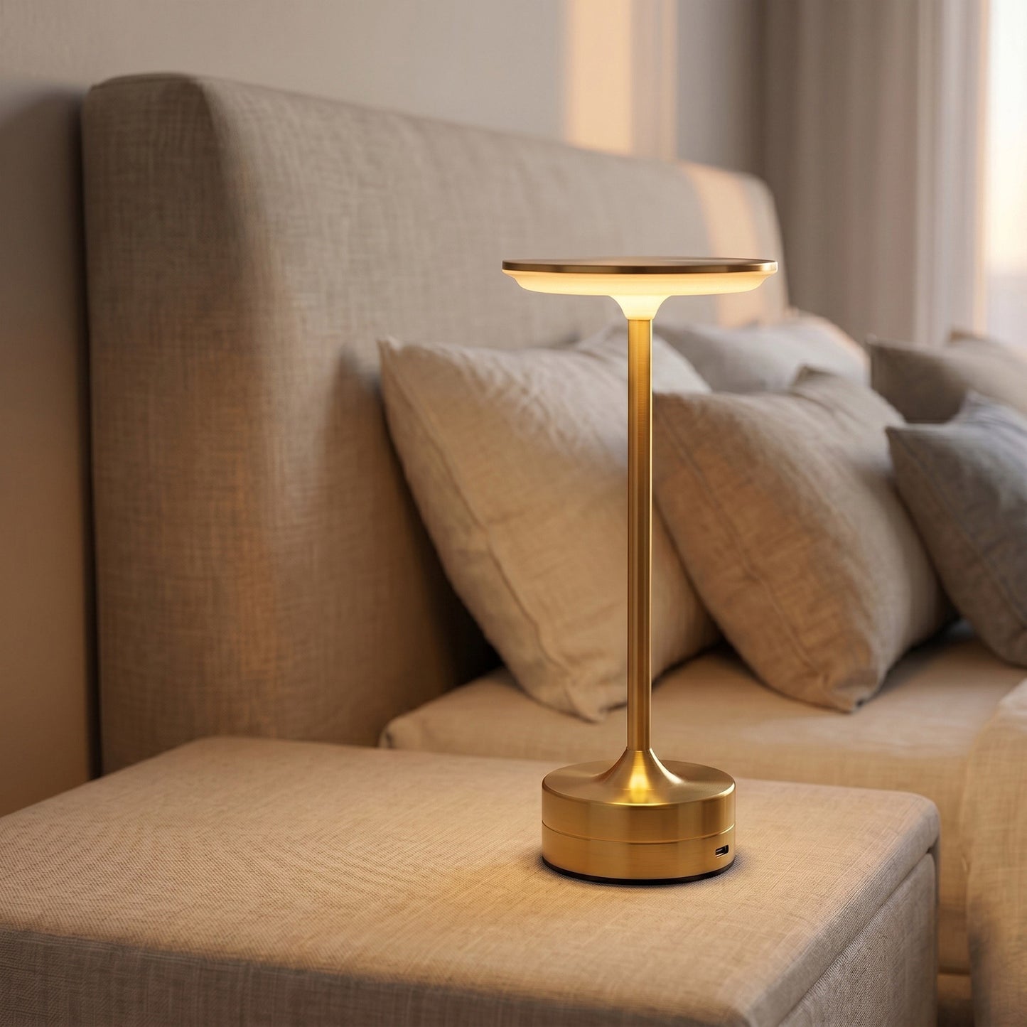 ArkLume Aura Cordless Table Lamp — Rechargeable Architectural Lighting