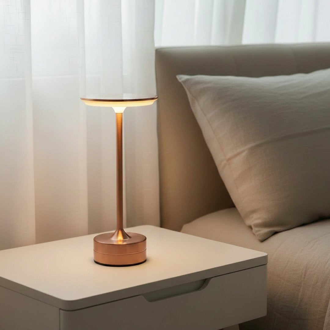 ArkLume Aura Cordless Table Lamp — Rechargeable Architectural Lighting